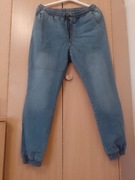 Joggery męskie jasnoniebieskie Rozmiar xl