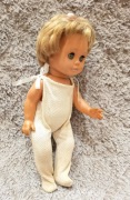 Stara Lalka PRL / NRD Vintage lata 60/70 – Cała Guma, Rzadka, Duża 40 cm