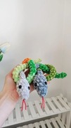 Wąż na szydełku handmade, przytulanka, dekoracja 