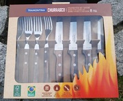 Ekskluzywny zestaw do steków grilla 4+4 TRAMONNTINA Made in Brazil