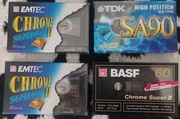 Kasety magnetofonowe chromowe