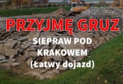Przyjmę gruz Siepraw Kraków udostępnię miejsce na wywóz duże ilości