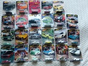 Hot Wheels premium 23 sztuk Mercedes BMW Mazda Ford 