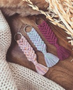 Brelok makrama handmade boho prezent dla gości