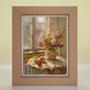 CHATEAU | IMPRESJONIZM | KWIATY | OBRAZ | OLEJ NA PŁÓTNIE | AI ART