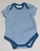 C&A * Body w niebieskie paseczki 56 cm
