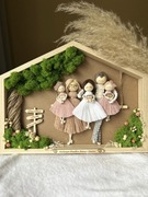 Prezent Upominek z okazji Dnia Babci Dnia Dziadka Portret Rodzinna ramka