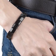 Bransoletka czarny Turmalin unisex 