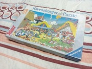 Stare Puzzle Ravensburger Asterix  Zabawa Nauka Zestaw Kompletne Vintage 