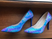 Szpilki niebieskie Bizzarro, rozm. 40