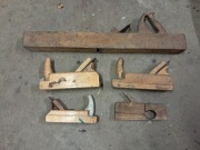 Strugi / heble zestaw 5 sztuk - stare z epoki PRL lub starsze