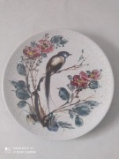 Ręcznie malowany talerz dekoracyjny vintage