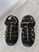 Zabudowane sandały chłopięce, stabilne, 34