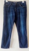 jeansy John Baner proste, lekko przecierane r.44