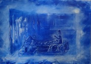 Obraz ręcznie malowany, prezent, ozdoba ścienna, akryl 