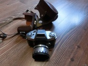 Stary aparat EXA II obiektyw Mejer Optik Domiron 2/50