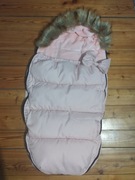 Gruby, piękny śpiworek do wózka, sanek, gondoli