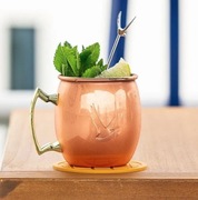 Kubki grey goose metalowe miedziane szklanki 8 sztuk