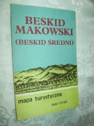 BESKID MAKOWSKI - BESKID ŚREDNI -  MAPA TURYSTYCZNA - 1:75 000