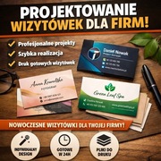 Projekt Wizytówki Firmowej – Personalizowane Kolory, Profesjonalny Desig