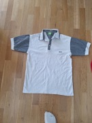 Hugo Boss polo męskie białe z szarymi rękawami XL