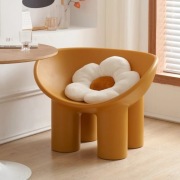 Krzesło Roly Poly Żółte Plastikowe Trend 2023