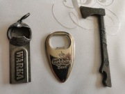 otwieracze do kapsli 3 szt :Warka ,Calsberg, Tatra