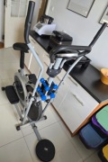 Orbitrek One Fitness H7888, funkcje roweru treningowego, twistera, ciężarki