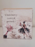 Pudełko na pieniądze Urodziny Zastrzyk gotówki Handmade 