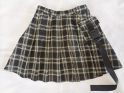 Plisowana spódnica w kratę Shein 36