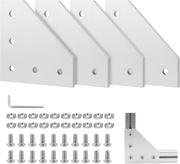 Wspornik narożny ze śrubami 12x12cm 4szt