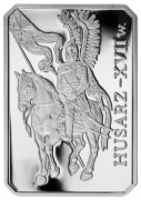 Srebrna moneta 10 zł 2009 Husarz Ag 925 lustrzana mennicza