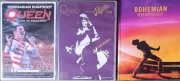 Zestaw 3filmów Queen BOHEMIAN RHAPSODY LIVE IN BUDAPEST LIVE AT THE RAINBOW