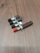 Zestaw isostatów unitra na listwie 