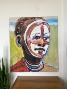 Obraz Jarosław Kosakowski 80x70 cm 2012 ręcznie malowany portret