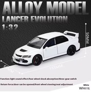Mitsubishi Lancer Evolution 1:32 JDM model metalowy dźwięk i światło RC
