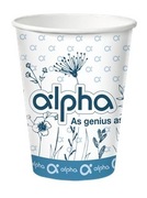 KUBKI PAPIEROWE BEZ PLASTIKU 180ML/7,5oz ALPHA A' 80 SZTUK VENDING