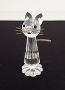 Figurka Swarovski kot kryształ 5 cm z sygnaturą kolekcjonerska