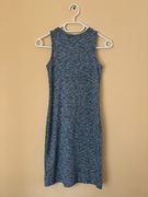 Sukienka mini szara popielata obcisła dopasowana ołówkowa Atmosphere S 36