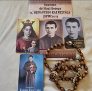 Wenanty Katarzyniec relikwia różaniec Kalwaria Pacławska  obrazki