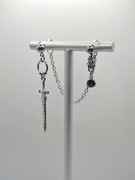 Kolczyk helix lobe alternative stal nierdzewna goth