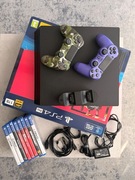 Konsola PS4 PRO 1TB CUH-7216B 2 PADY ŁADOWARKA GRY