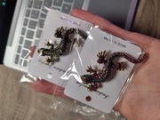 Broszki do garnituru NOWE jaszczurka