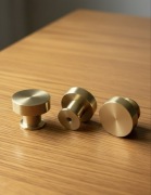 4x Uchwyt meblowy z prawdziwego mosiądzu zestaw