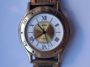 zegarek naręczny z paskiem Zaria, 21 kamieni