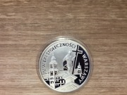 Moneta IV Wieki Stołeczności Warszawy 20zł 1996 rok kapsel srebro oryginał