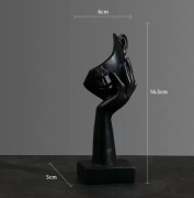 Nordic Resin Abstract Statue – Luksusowa Rzeźba Dekoracyjna na Biurko