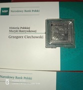 Moneta 10 zł  Grzegorz Ciechowski  2014 w kapslu