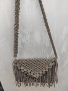 Torebka damska listonoszka beż/cappuccino 