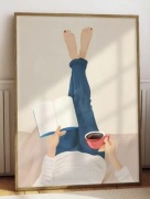 Plakat na materiale winylowym 40x60 cm Odpoczynek 